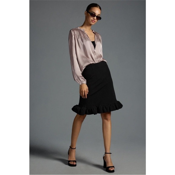 Anthropologie Dresses & Skirts - NWT MAEVE BUBBLE-HEM PENCIL SKIRT